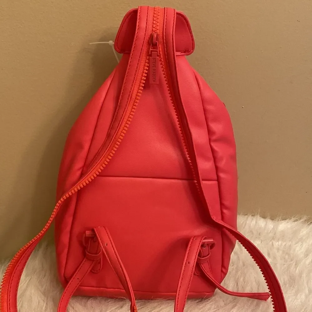 NWT Steve Madden (bjaya) Backpack w/Matching Coin Pouch -Pink